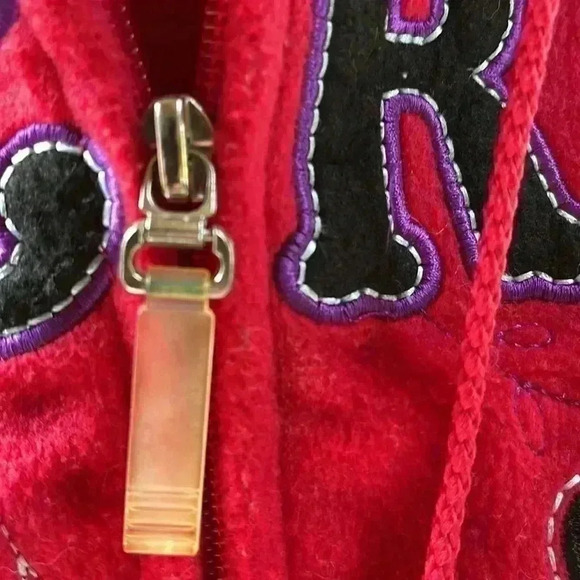 Disney lovers. This red Mickey Mouse fleece, front zipper hooded jacket. - Picture 6 of 8